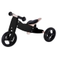 Детско дървено черно колело за баланс/Триколка 2 в 1  - 1