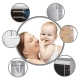 Регулируеми ключалки с каишки за бебешки шкафове, 6 броя  - 3
