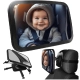 Бебешко огледало за задна седалка, черно  - 2