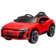Детска червена акумулаторна кола Audi e-Tron  - 1