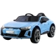 Детска синя акумулаторна кола Audi e-Tron  - 1