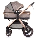 Бебешка количка с трансформираща се седалка Аспен Пясък  - 9