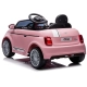 Детска розова акумулаторна кола Fiat 500  - 4