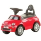 Детска червена количка за яздене Фиат 500  - 1