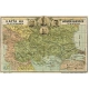 Детски пъзел Карта на България 1913 54 части Вретено  - 2