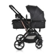 Бебешка черна комбинирана количка Raffaello  - 12