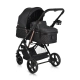 Бебешка черна комбинирана количка Raffaello  - 10