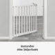 Бебешка бяла универсална преграда за врата/стълби с натиск  - 4