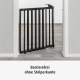 Бебешка черна универсална преграда за врата/стълби с натиск  - 6