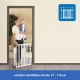 Бебешка универсална преграда за врата/стълби в бял цвят  - 2