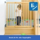 Бебешка дървена защитна преграда за врата/стълби  - 3