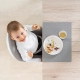 Бебешка сива силиконова подложка за хранене  - 2