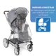 Универсален дъждобран за бебешка количка с цип   - 4
