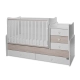 Бебешко легло Maxi Plus New 70/160 Бяло/Светъл Дъб-3Box  - 3