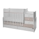 Бебешко легло Maxi Plus New 70/160 Бяло/Светъл Дъб-3Box  - 5