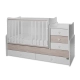 Бебешко легло Maxi Plus New 70/160 Бяло/Светъл Дъб-3Box  - 6