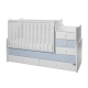 Бебешко легло Maxi Plus New 70/160  Бяло/Baby Blue-3Box  - 3
