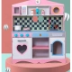 Дървена детска кухня Pink Heart  - 3