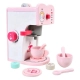 Детска розова дървена кафе машина  - 1