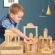 Детски дървени блокчета 39 части  - 3