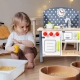 Детска дървена кухня Звезди  - 5