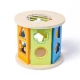 Детска образователна играчка Дървен сортер с форми  - 1