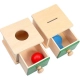 Детска дървена кутия за монети/топчета  - 1