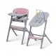 Детско розово столче за хранене Livy + шезлонг Calmee  - 1