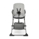Детско сиво столче за хранене Foldee Grey  - 2