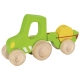Детска дървена играчка Трактор с ремарке  - 1