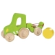 Детска дървена играчка Трактор с ремарке  - 2