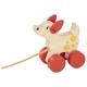 Детска дървена играчка Куче за дърпане 
