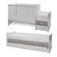 Бебешко дървено легло Maxi Plus Nw 70/160 БЯЛО/АРТ-3BOX  - 16
