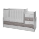Бебешко дървено легло Maxi Plus Nw 70/160 БЯЛО/АРТ-3BOX  - 4