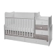 Бебешко дървено легло Maxi Plus Nw 70/160 БЯЛО/АРТ-3BOX  - 6