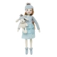 Детска играчка Парцалена кукла Pompon със зайче 