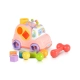 Бебешка образивателна играчка Розов музикален сортер HE0548  - 1