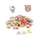 Комплект детски дървени магнитни букви и фигурки Hello Kitty  - 1