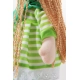 Детска мека кукла със зелена шапчица 30 см.  - 3