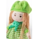 Детска мека кукла със зелена шапчица 30 см.  - 4