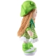 Детска мека кукла със зелена шапчица 30 см.  - 5