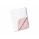 Бебешко розово памучно одеяло Dream Flower Pink 75x100см  - 1