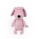 Бебешка мека играчка за гушкане Dog 28cm розов  - 1