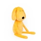 Бебешка мека играчка за гушкане Dog 58cm оранжев  - 2