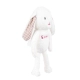 Бебешка мека играчка за гушкане Bunny бял  - 4