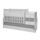 Бебешко легло Maxi Plus Nw 70/160 Бяло/Stone Grey-3Box  - 4