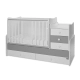 Бебешко легло Maxi Plus Nw 70/160 Бяло/Stone Grey-3Box  - 6