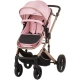 Бебешка количка с трансформиращ се кош Аморе Фламинго  - 4