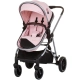 Бебешка количка с трансформиращ се кош Аура Фламинго  - 4