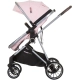 Бебешка количка с трансформиращ се кош Аура Фламинго  - 5